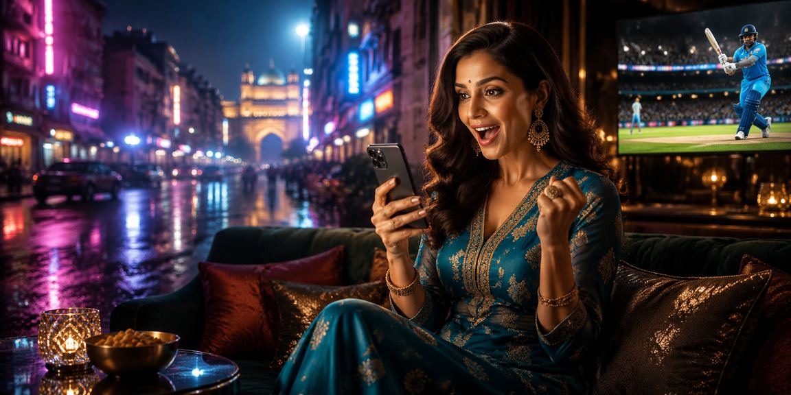 Mumbai player enjoying Live Casino on mobile device